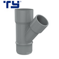 Factory High Quality 45 Degree PVC Y Tee Branch Pipe Fitting Lateral Tee